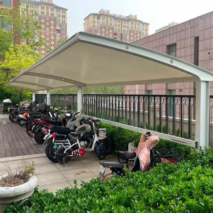 合阳县膜结构电动车棚